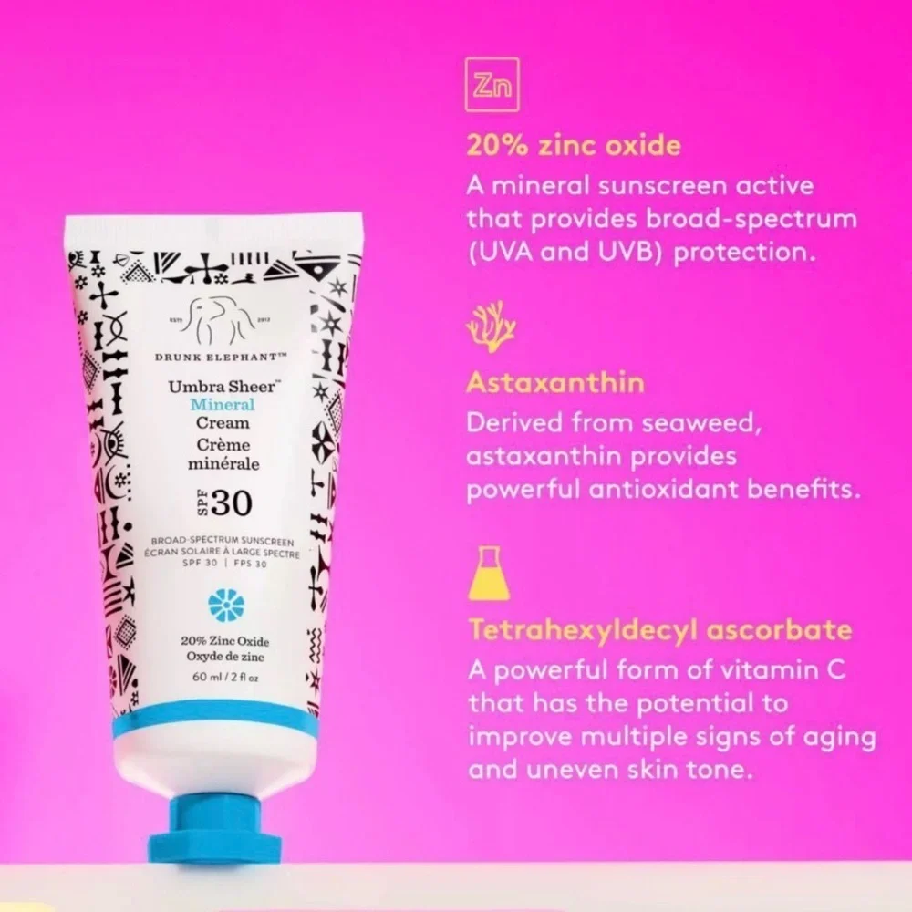 Drunk Elephant Drunk Elephant Umbra 100% Mineral Cream SPF 30/PA+++